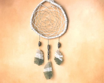 Handmade Dreamcatcher, Macrame Feather Wall Hanging, Ethnic Home Decor