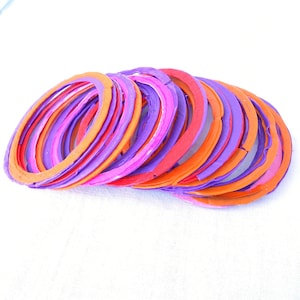 Perline colorate materiale bigiotteria, grandi anelli da bicchieri di plastica