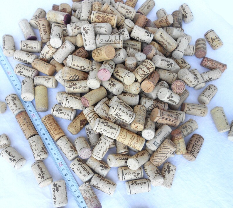 Italian Wine Cork Craft Supplies Diy Kit Repurposed Items Etsy
