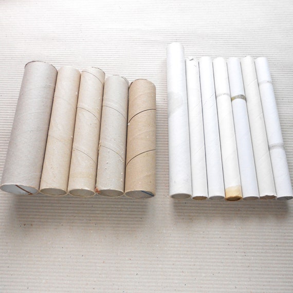 Cardboard Tubes, Empty Rolls for Upcycled Craft Projects With