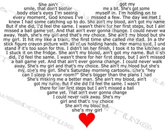 My Girl Lyrics Etsy