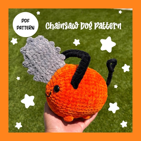 7 Pochita Crochet Patterns 3 Crochet Chainsaw Dog Plushie