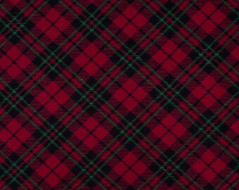 Yarn Dyed Blue Green 100/% Cotton Red Plaid Flannel Marcus Primo Flannel J376 0111 Tartan Plaid Lumberjack Plaid Flannel by the Yard