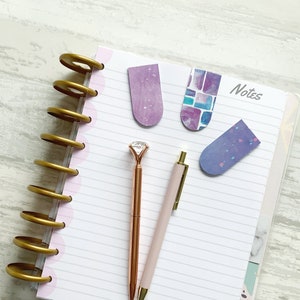 Organisation Paperclip Magnetic Page Markers Page Finder Planner Organisation Bookmark