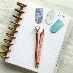 Organisation Paperclip Magnetic Page Markers Page Finder Planner Organisation Bookmark
