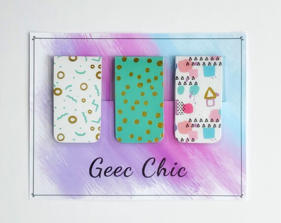 Organisation Paperclip Magnetic Page Markers Page Finder Planner Organisation Bookmark