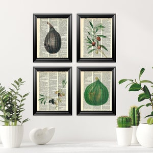 Olives Dictionary Print, Upcycled Olive Wall Art, Dictionary Art Print, Olive Prints, Olive Art, Olive Decor, Olive Home Decor