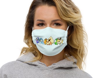 Original Eeveelutions inspire Premium Face Mask