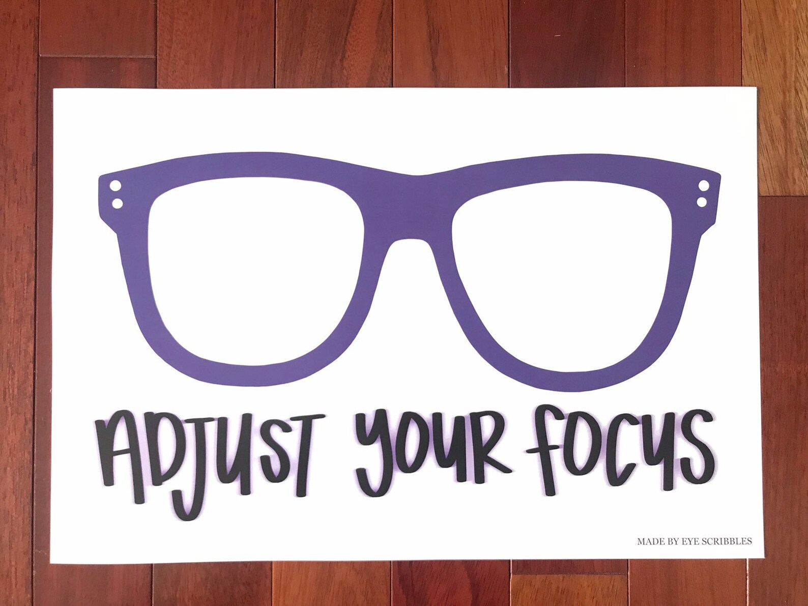 Optometry Artwork Blurry Vision Artwork Glasses Artwork | Etsy