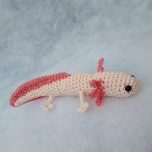 Crochet Axolotl Plushie/ Axolotl Plush Toy/ Amigurumi/ Cute Stuff Animal/  Water Dragon/ Walking Fish/ Kawaii Plushie/handmade Toy for Gift 