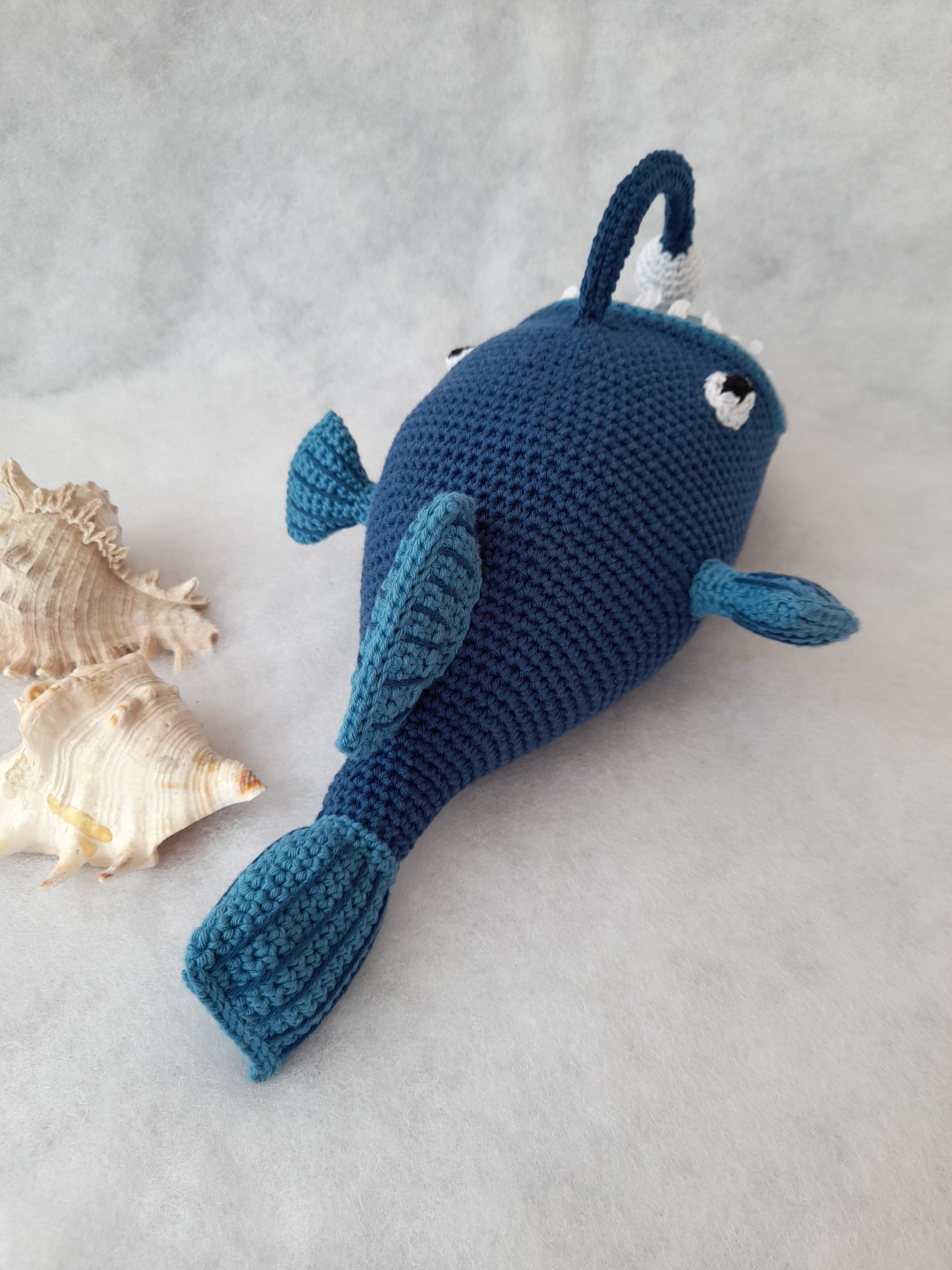 Amigurumi baudroie, créature de la mer au Crochet, baudroie poisson Crochet  jouet, peluche poisson peluche mer Animal Crochet -  France