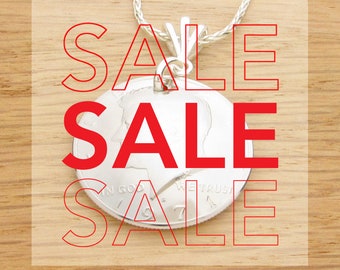 30% OFF | US Half Dollar Necklace, Celebrating a Birthday, Anniversary, Graduation...