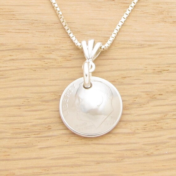 1998 US Dime Necklace | Etsy Australia