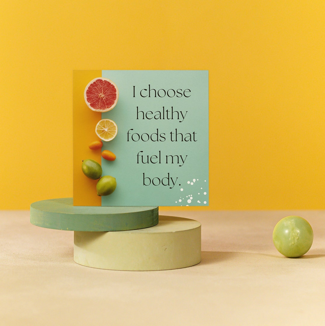 Weight Loss Affirmation Cards Notes Motivational Sayings Phrases Small