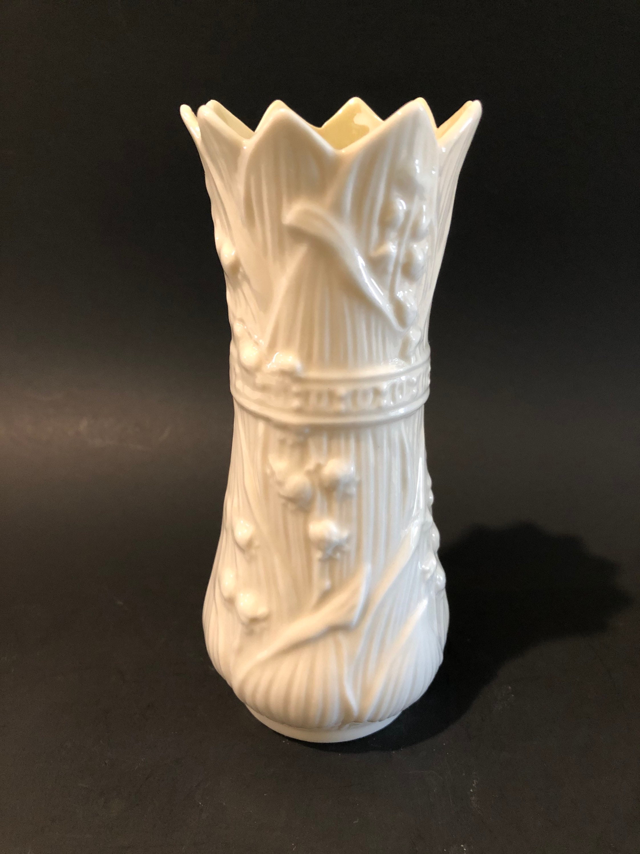 Belleek Lily of the Valley Vase Ireland Etsy