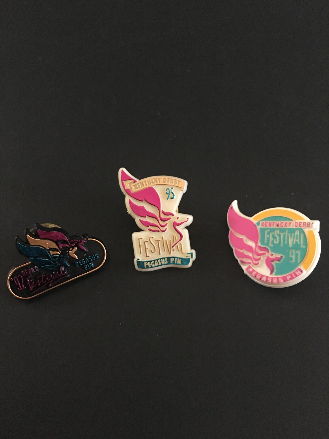 Kentucky Derby Lapel Pins Metal and Plastic Etsy