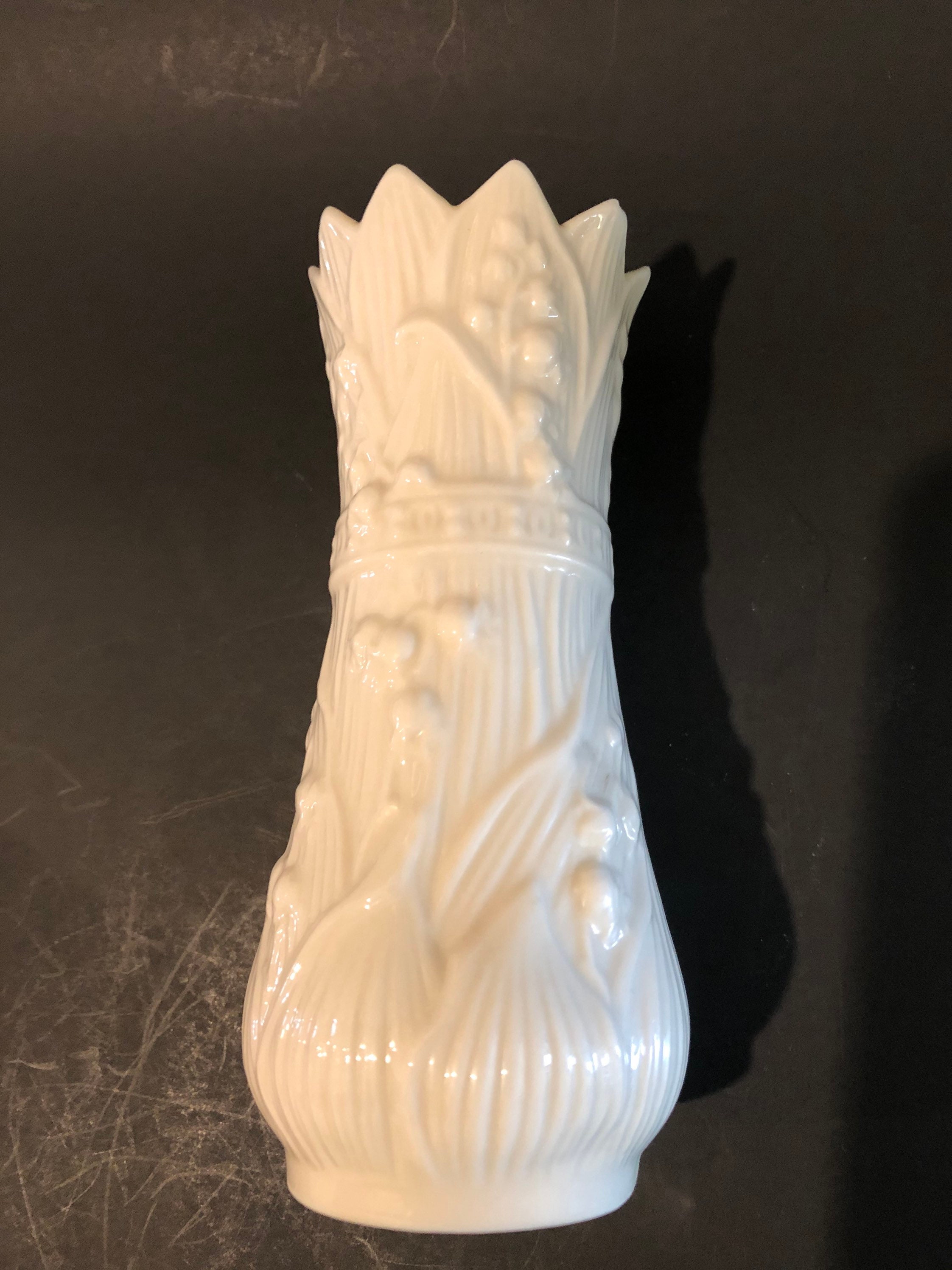 Belleek Lily of the Valley Vase Ireland Etsy