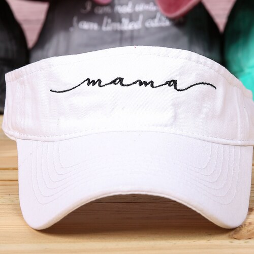 Mama Monogrammed Hat Golf Visor 