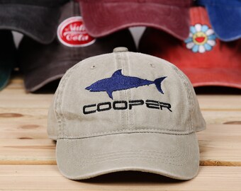 Cotton Wounded Shark Baseball Hat Adjustable Kids Mesh Caps Boys-Girls 