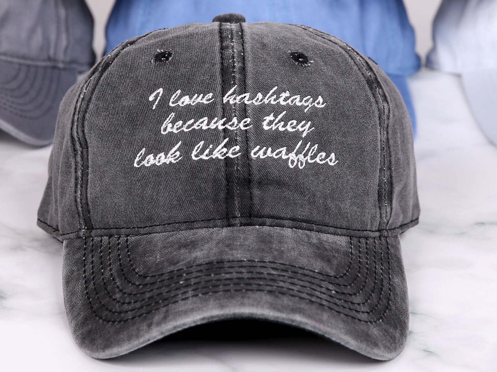 Personalized Words Text Monogram Baseball Cap Summer Vacation Etsy