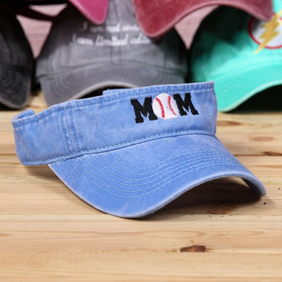 Baseball Mom Monogrammed Hat Golf Visor 