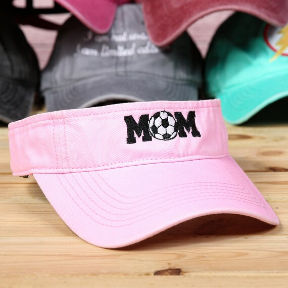 Soccer Mom Monogrammed Hat Golf Visor 