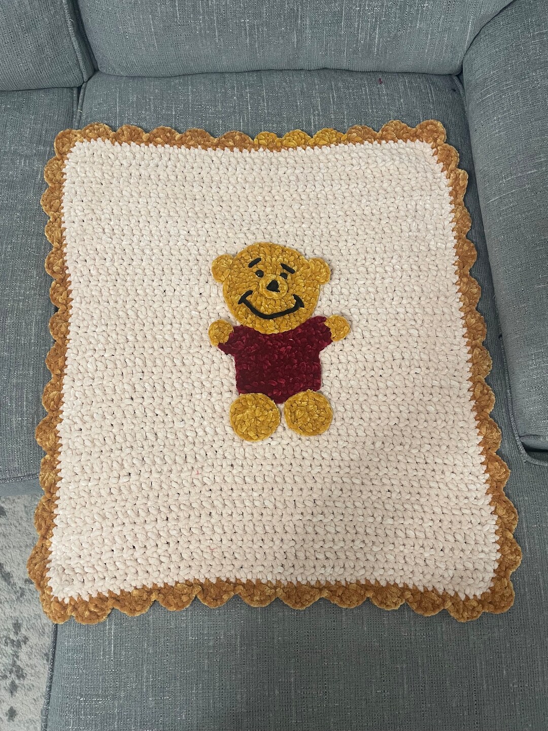 Winnie the Pooh Crochet Blanket Etsy