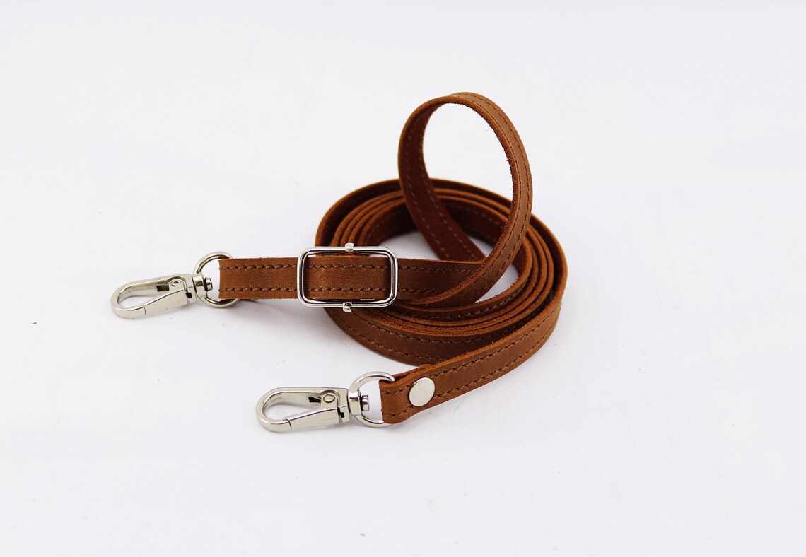 Leather Adjustable Shoulder Strap/ Custom Leather Strap/ Etsy