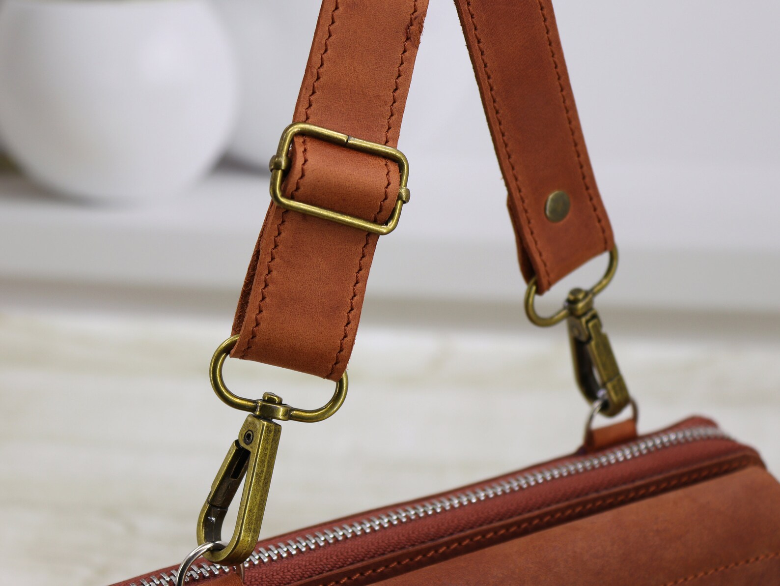 Leather Shoulder Strap for Messenger Bag/ Purse Crossbody Etsy