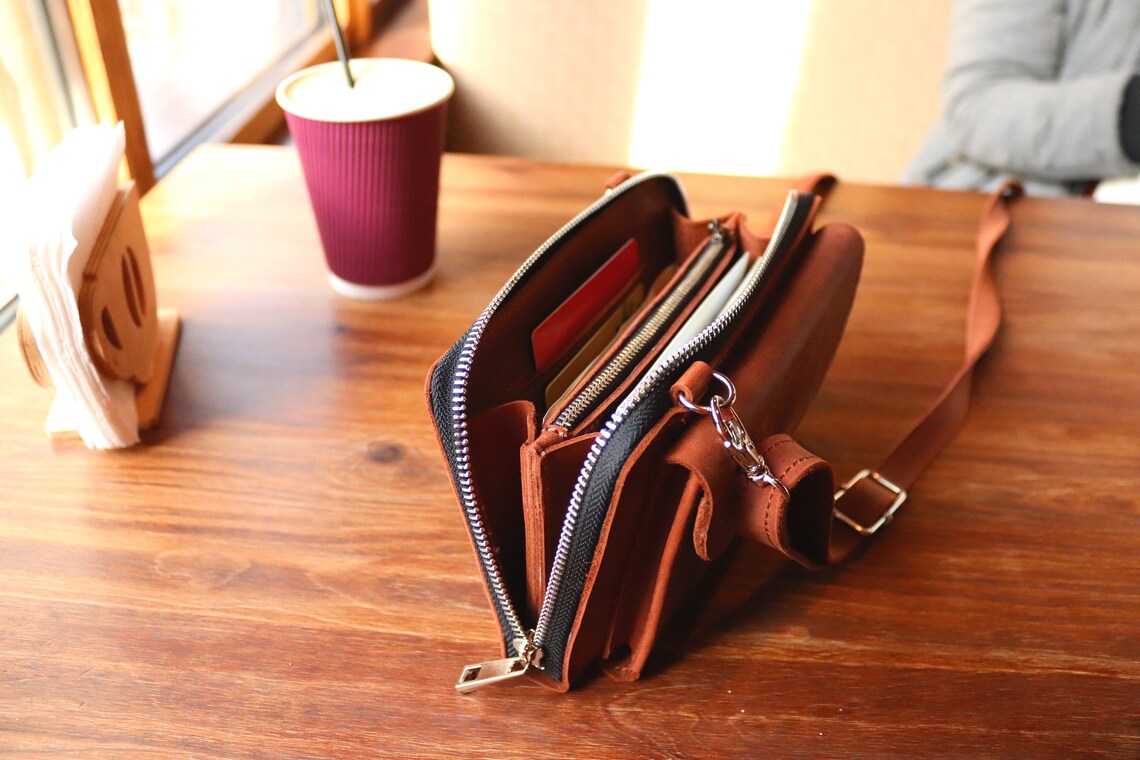 Leather Iphone 14 Pro Max Crossbody Case/ Leather Phone Etsy Australia