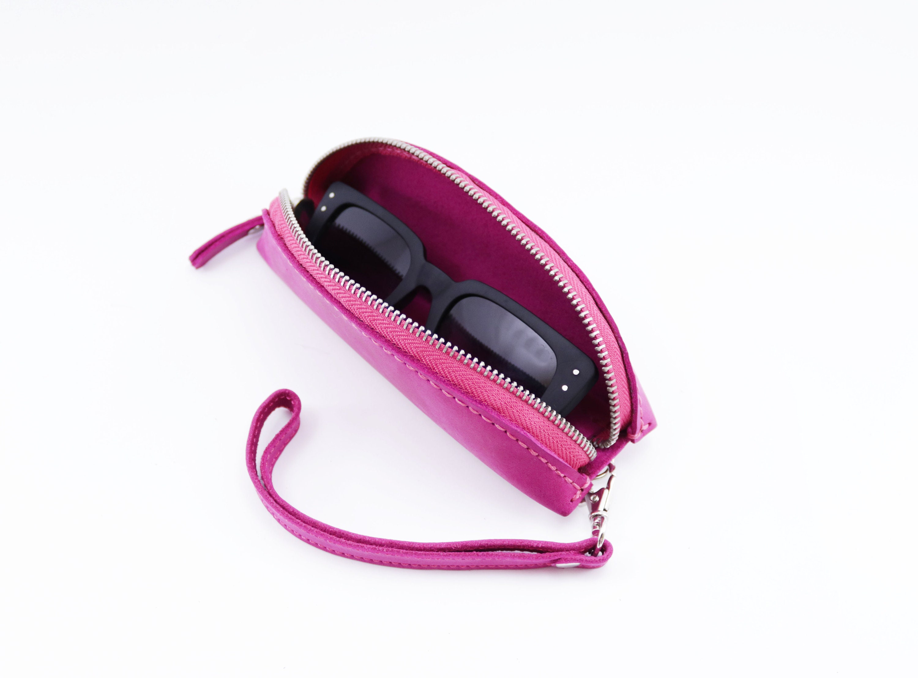 Handmade Leather Reading Glasses Case/ Personalized Sunglasses Etsy