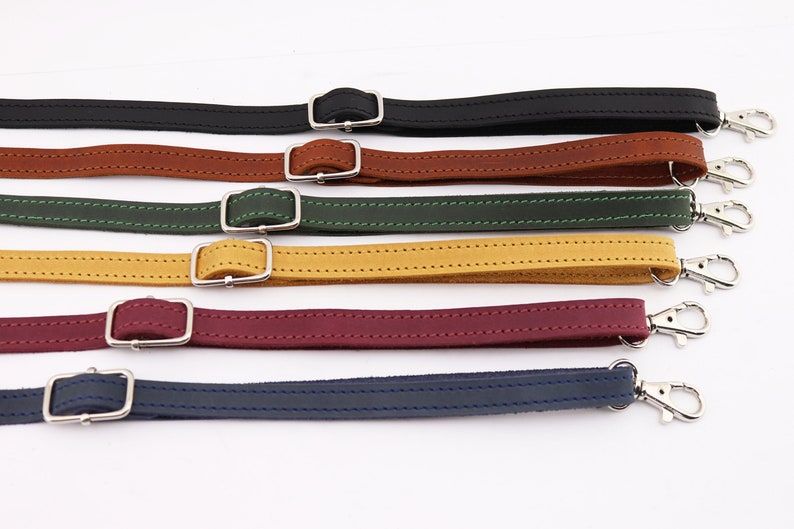 Adjustable Leather Crossbody Strap/ Shoulder Strap/ Leather Etsy