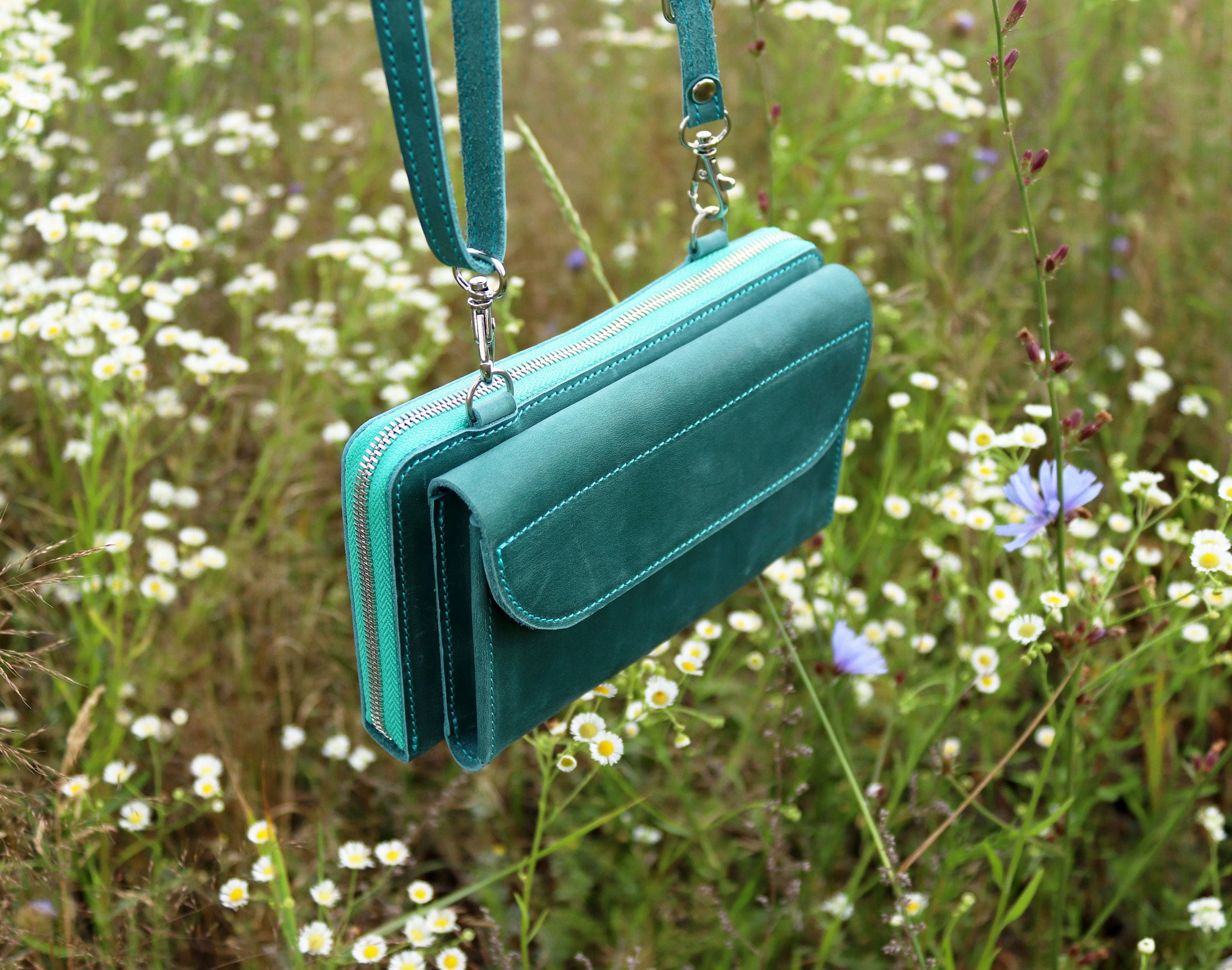 Leather Phone Shoulder Bag/ Crossbody iPhone Bag/ Bag with Etsy