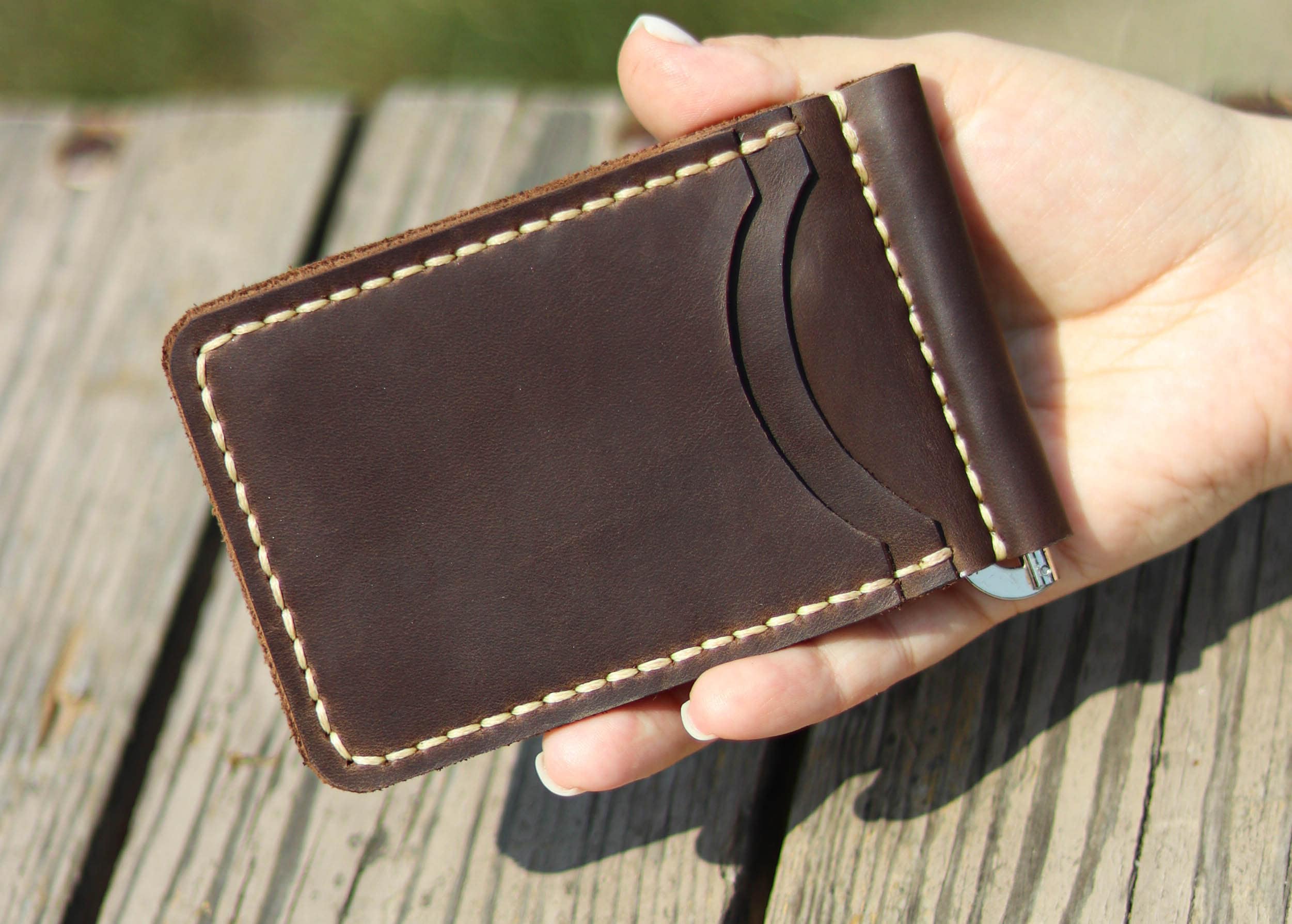 slim money clip wallet