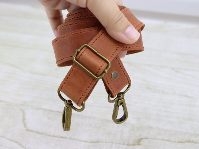 Leather Shoulder Strap for Messenger Bag/ Purse Crossbody Etsy
