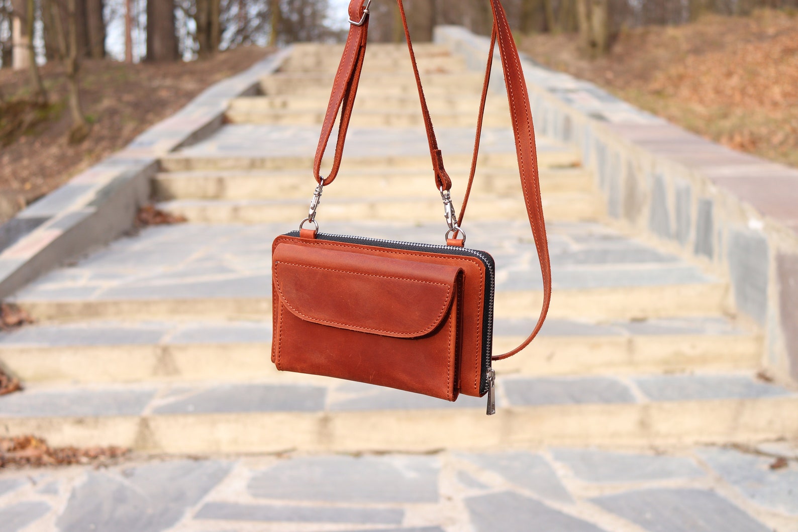 Leather Iphone 14 Pro Max Crossbody Case/ Leather Phone Etsy Australia