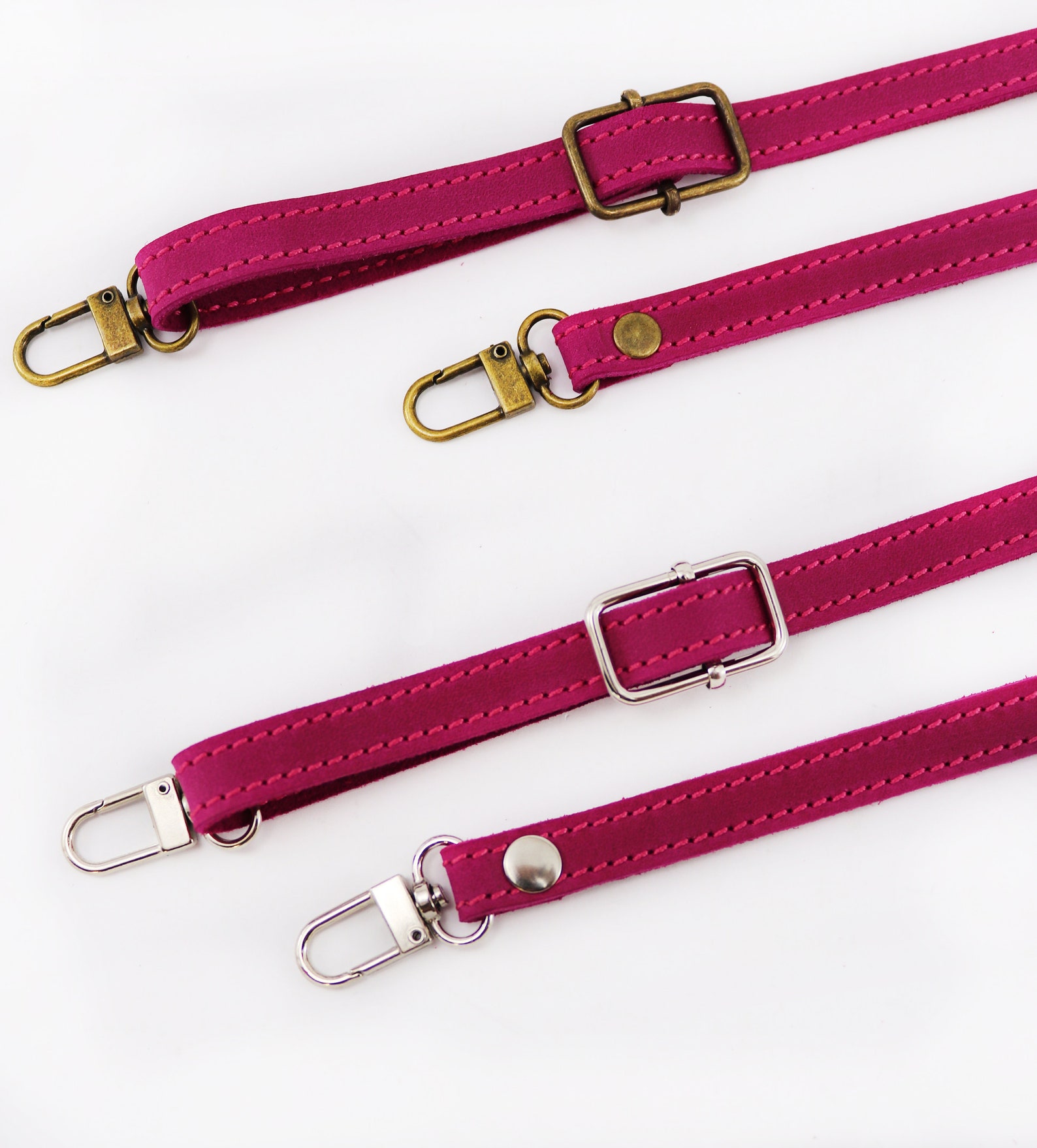 Adjustable Leather Crossbody Strap/ Leather Detachable Strap/ Etsy