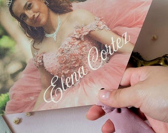 Custom Hand Fans for Weddings, Quinceañeras, and Birthdays - Double-Sided Printed Fans with Chiffon Ribbon - Personalized Event Favors