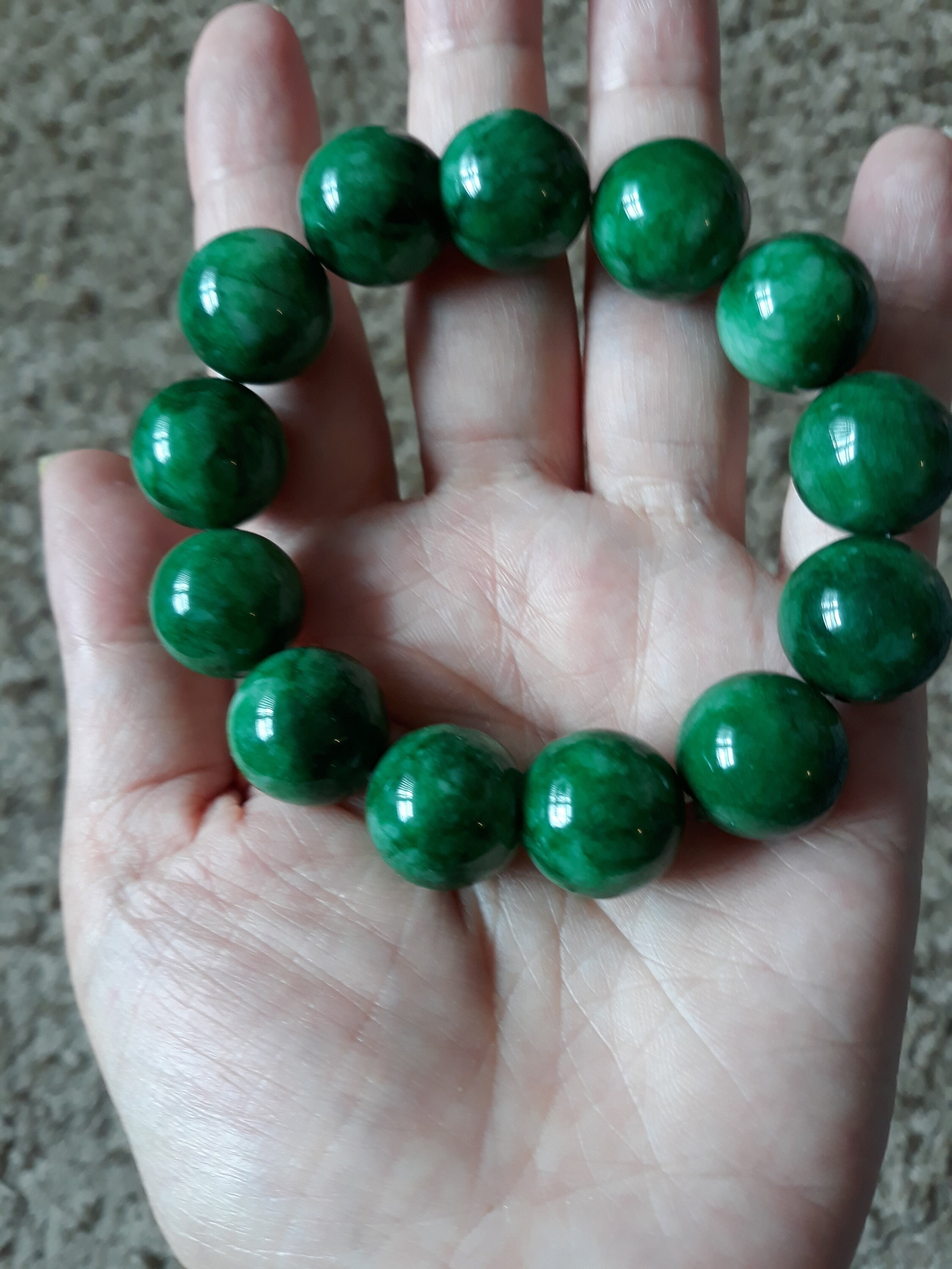 Emrald Green Jade Bracelet Dark Green Jade Bracelet Natural - Etsy UK