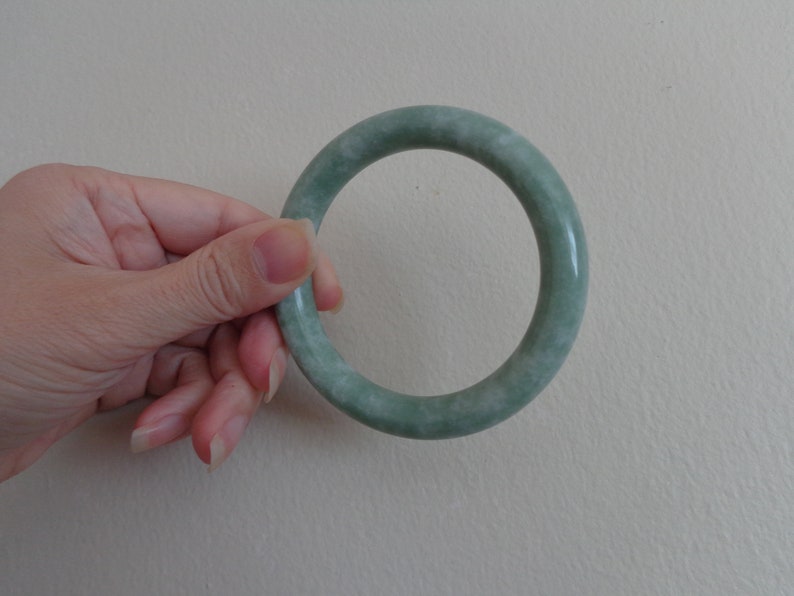 lavender jade bangle,vintage light green jadeite bangle lavender jade bangle untreated undyed jade bangle solid jadeite bangle