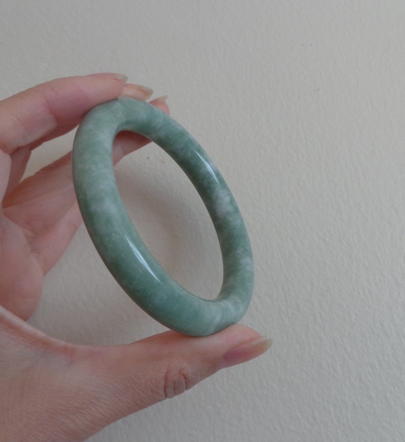 lavender jade bangle,vintage light green jadeite bangle lavender jade bangle untreated undyed jade bangle solid jadeite bangle