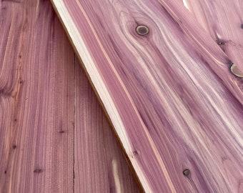 7/8" Aromatic Eastern Red Cedar Boards, #1 Boards, Planed and Squared, Kiln Dried