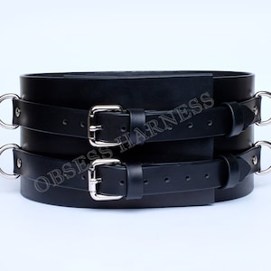 Leather Bondage Belt, Waist harness, Bondage Harness, Fetish Harness Belts, Leather Bondage Belt, Restraints Bondage, Mature