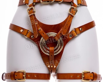 Premium strap on harness for pegging, Strapon with o-rings, Strapon harness, Harness pegging, Mature