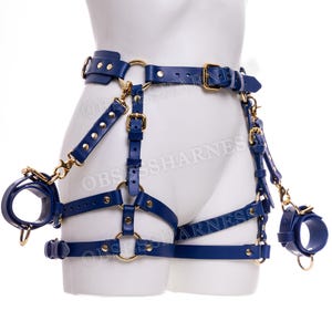 ボンデージランジェリーハーネス、BDSMハーネスチェーン、オープンブラ、チェーンハーネス、ボンデージハーネス、クロッチレスハーネス、フェチハーネス、成熟 画像 5