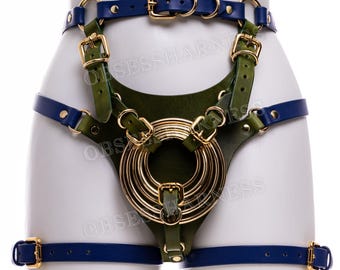 Bad Dragon Strap-on Harness, Large strap on harness, Strapon harness big o-rings, Mature