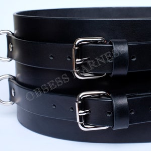 Leather Bondage Belt Waist Harness Bondage Harness Fetish - Etsy