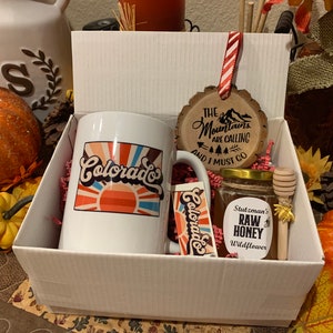 Colorado Themed Gift Boxes, Adventure Gift, Housewarming Gift, College care package, wedding gift, thank you gift image 8