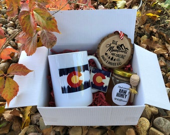 Colorado Themed Gift Boxes, Adventure Gift, Housewarming Gift, College care package, wedding gift, thank you gift
