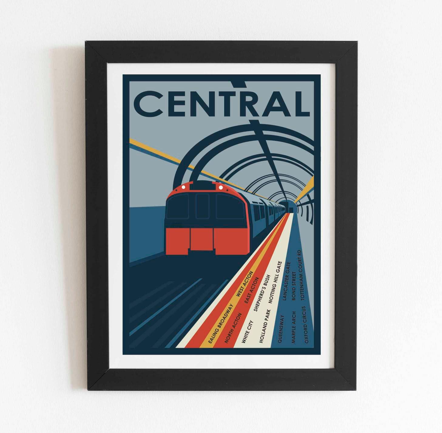 ロンドン　地下鉄のポスター「Art on the Underground」 ロンドン地下鉄のポスター「Art on the Underground」